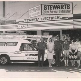 Staff of Stewarts Electrical, Dalby, 1987