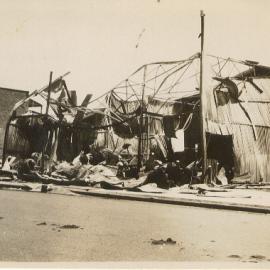 Aftermath of the Wintergarden Theatre fire, Dalby, 1931
