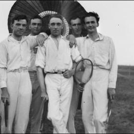 A group of tennis players, Dalby, 1928