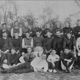 Australian Rules football team, Meandarra, 1913