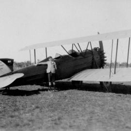 Harvey Fuller's first flight, Chinchilla, 1931