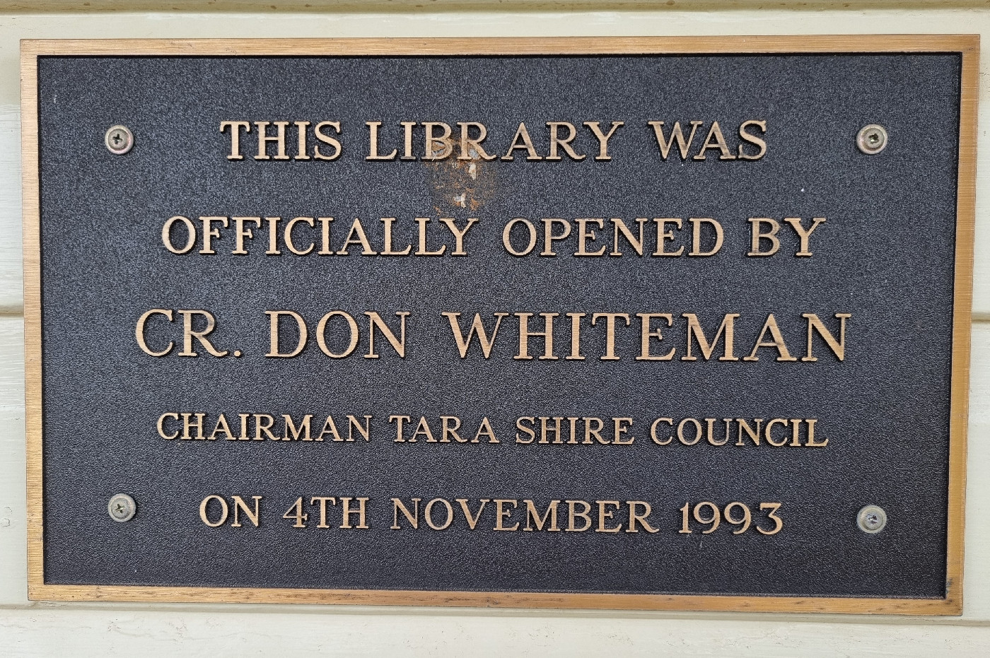 Opening of Meandarra Library